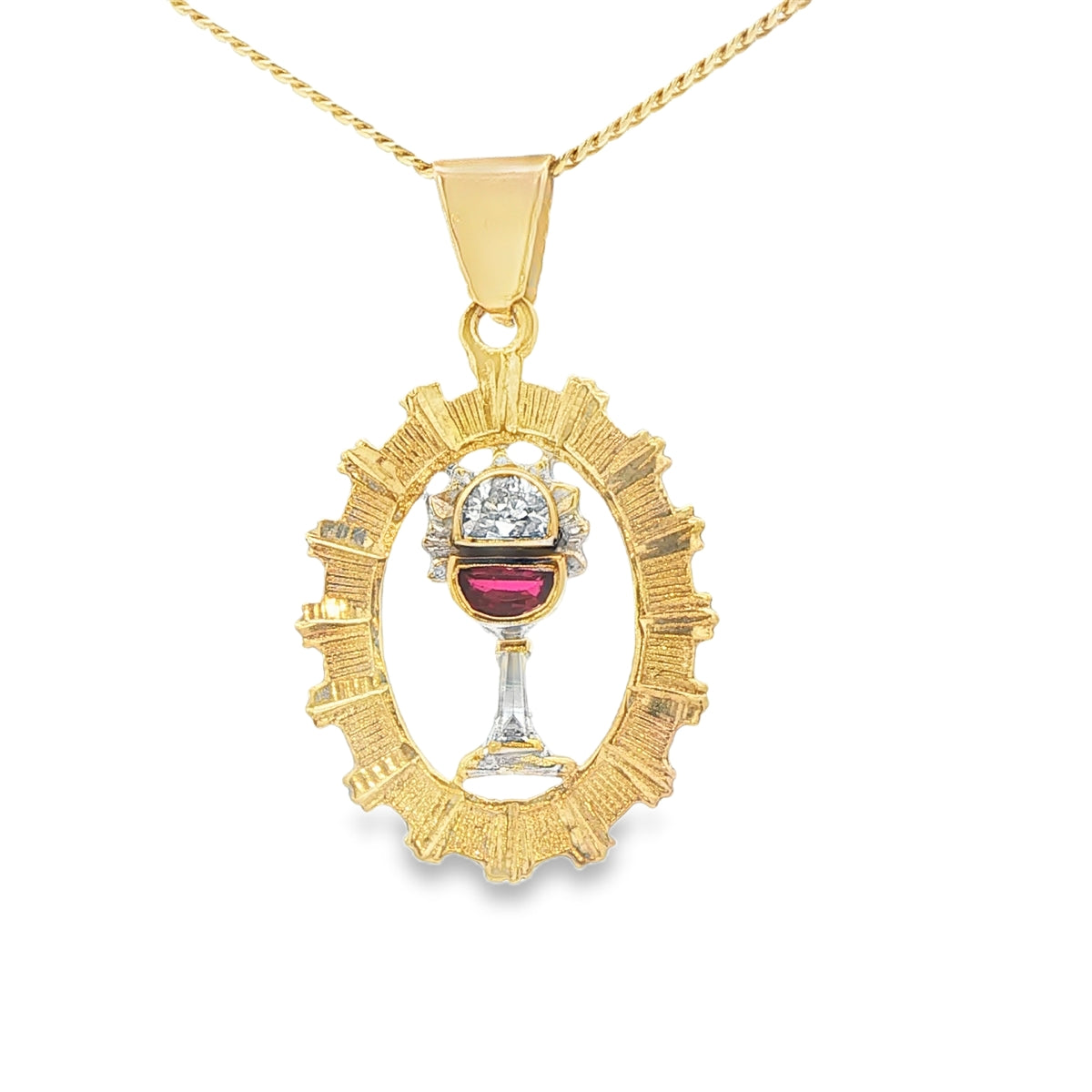 14KP 4.6G CalizRuby Dia0.70ct 0.85ct