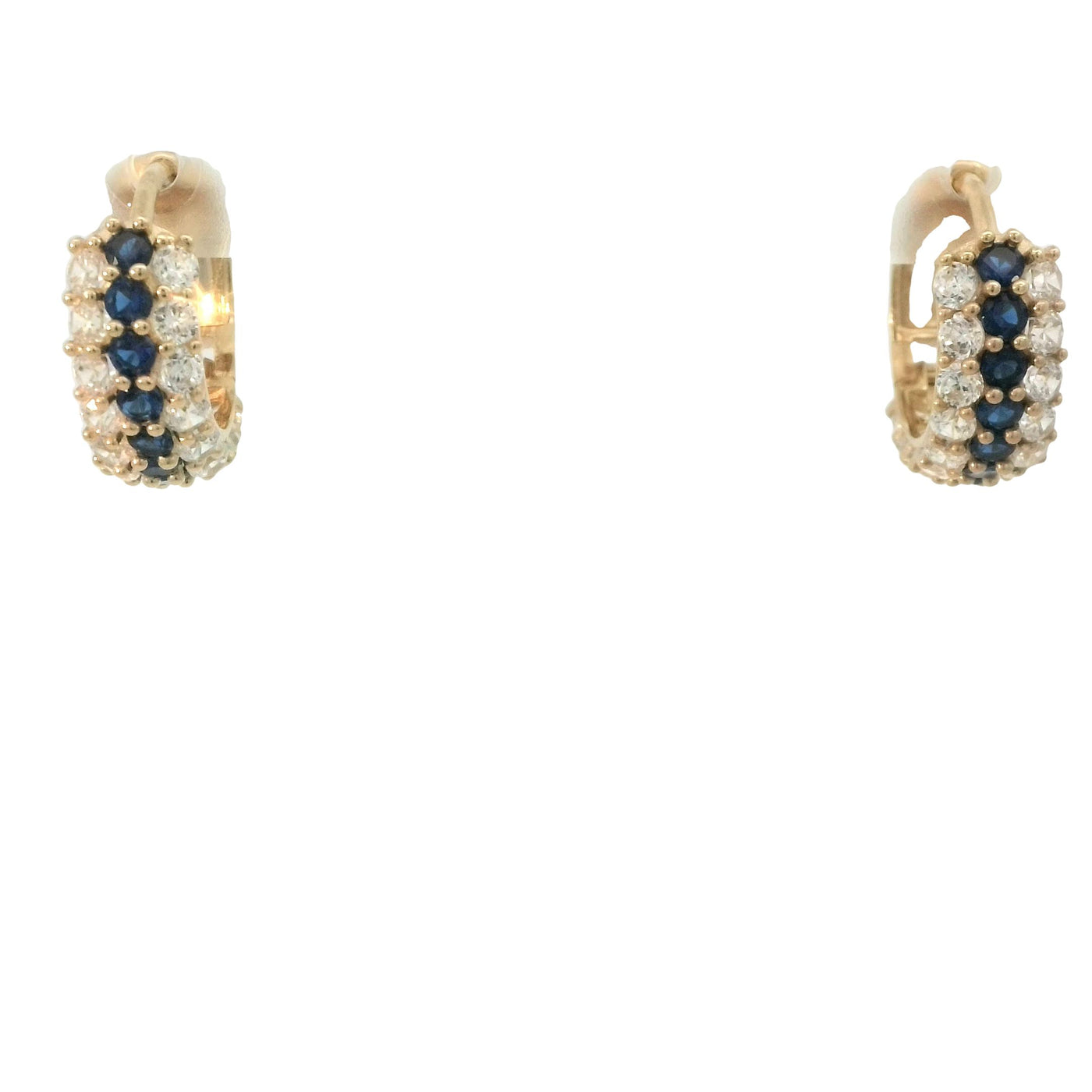 EARRINGS 14 KARAT WEIGHT: 3.7G HUGGIE