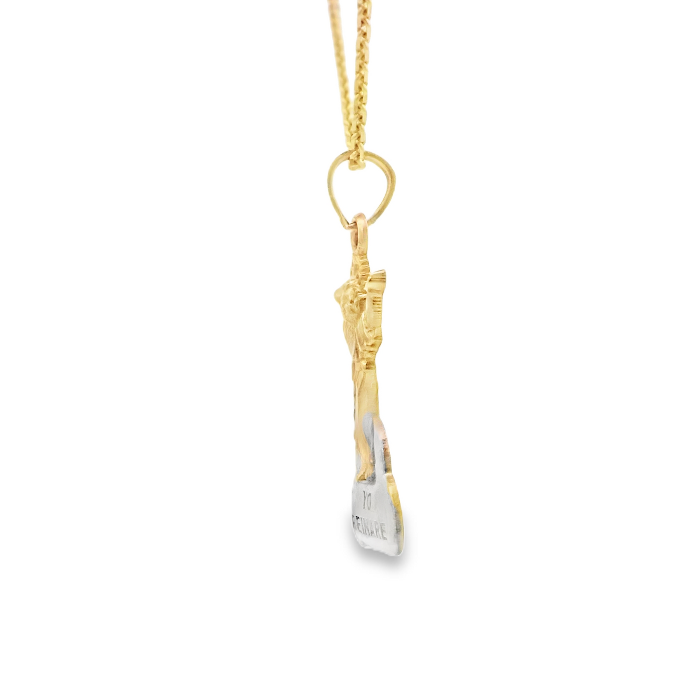 PENDANT 14K PENDANT 2TONE DIVINE CHILD