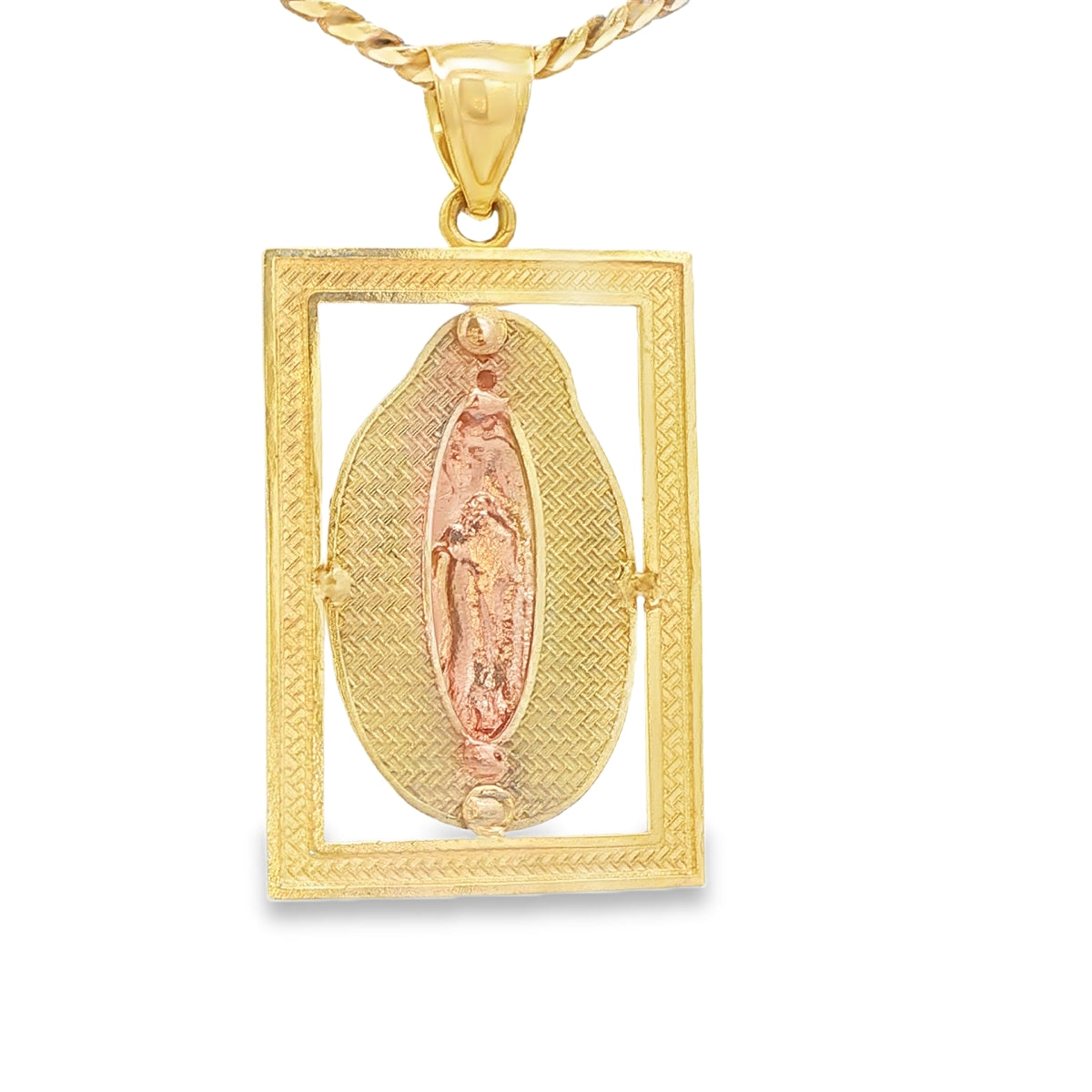 14KP 5.8G GUADALUPE DC 3TONE PLAQUE