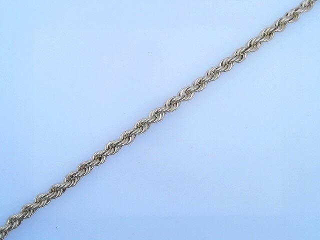 14 KARAT ROPE BRACELET LENGTH 6 WEIGHT: 2.8G : 4MM