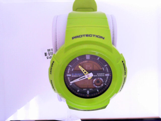 G SCHOCK NEON GREEN RUBBER