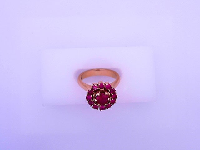 14 KARAT RING SIZE 6.25 WEIGHT: 4.7 : NATURAL SAPH
