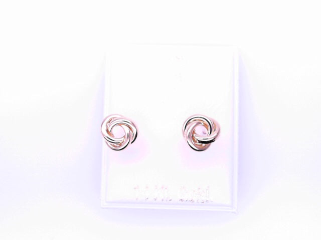14 KARAT STUD EARRINGS WEIGHT: 0.8G : 5MM CZ CLEAR