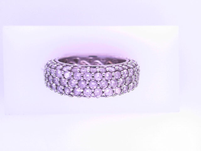 14 KARAT RING SIZE 7 WEIGHT: 7.3G : 7MM ETERNITY W