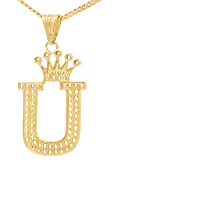 14KP U LTR CZ CROWN U LETTER