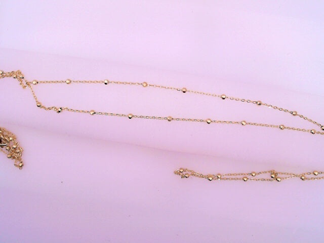CHAIN14 KARAT 24'' WEIGHT: 2.3G
SIZE/ OTHER: CABL