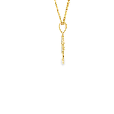 PENDANT 14KP PENDANT 2TONE GIRL