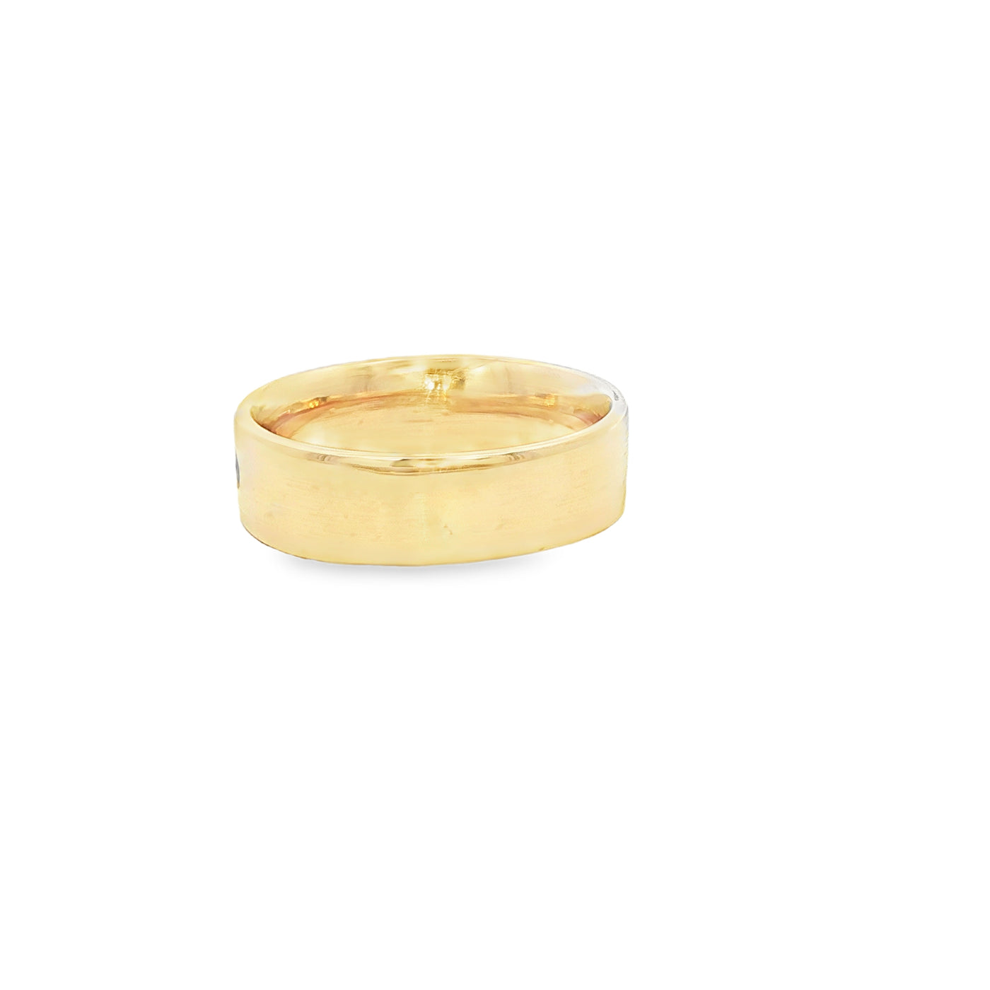 14 KARAT RING SIZE 7.75 WEIGHT: 7.4G : 5.6MM SINGL
