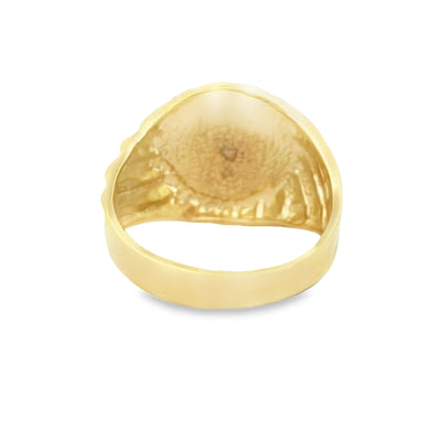 14KR Two tone Mason Ring