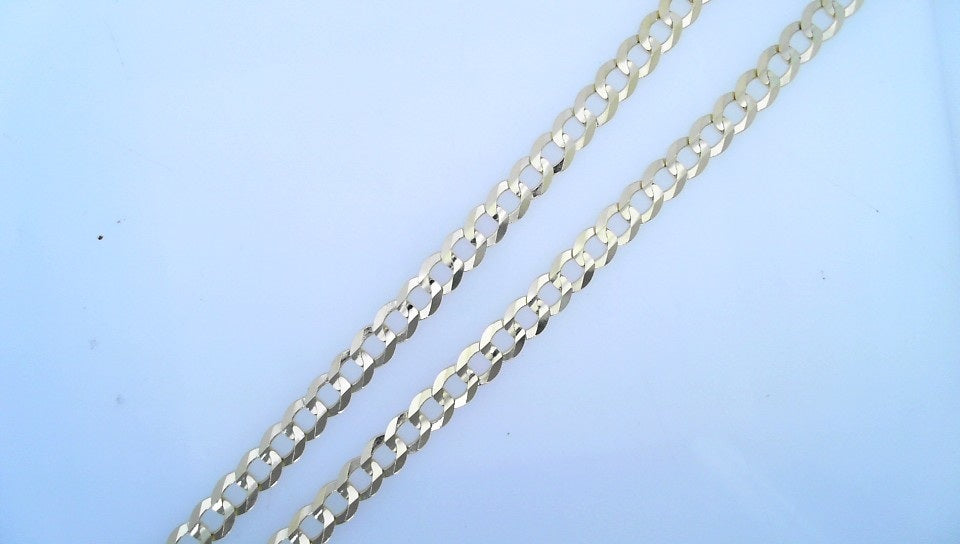 14 KARAT CUBAN ITALIAN CURB CHAIN LENGTH: 20 WEIGH