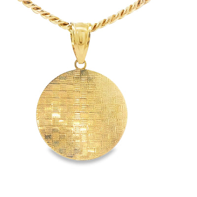 14 KARAT CHARM WEIGHT: 0.7 : DIOS ME BENDIGA BLACK