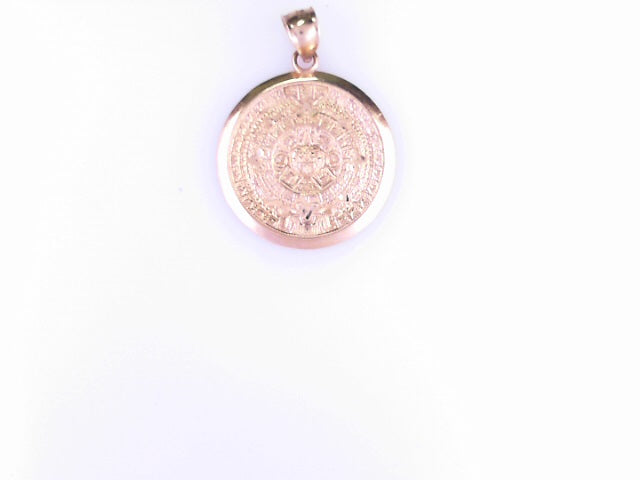 PENDANT 14KP 3.7G AZTEC AZTEC CALENDAR