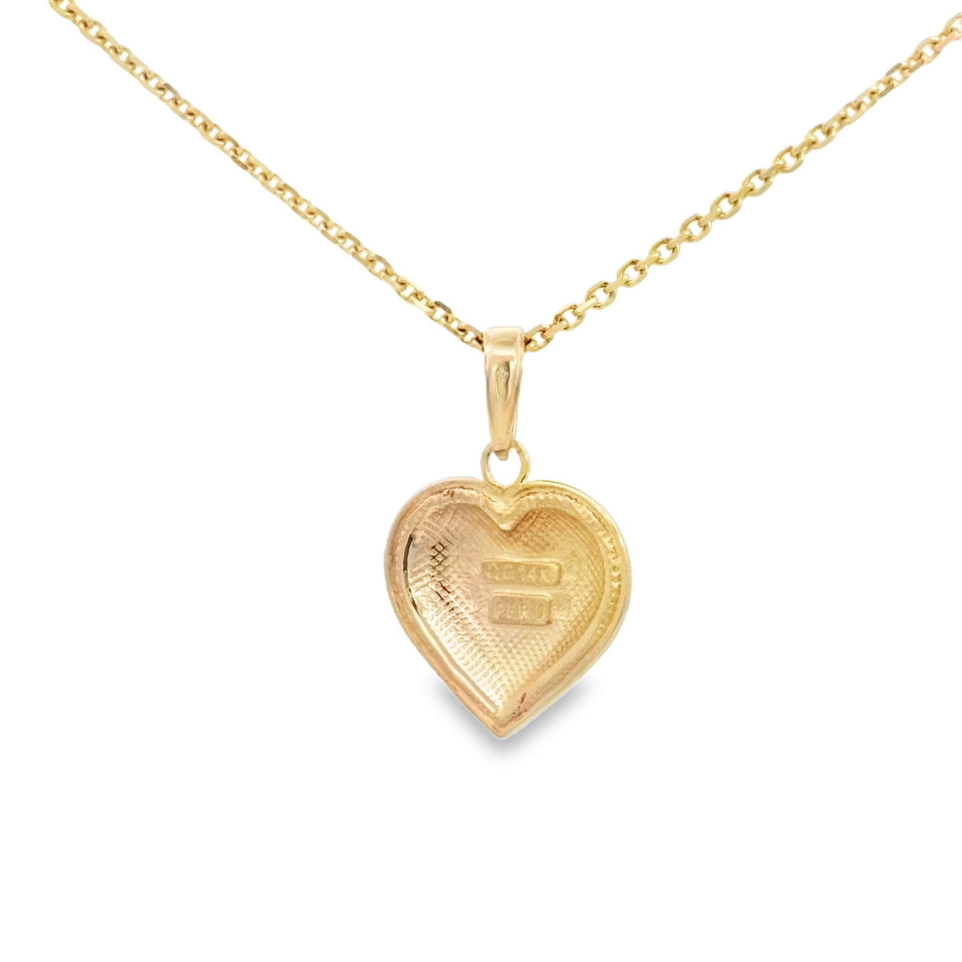 PENDANT 14K HEART HEART POLISHED