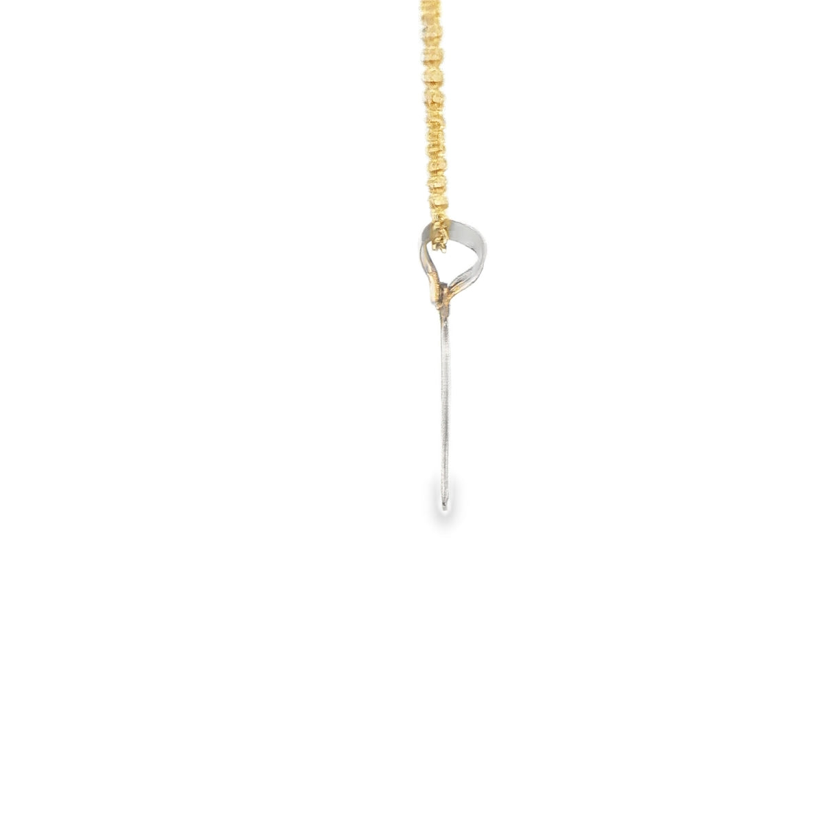 PENDANT 14K Heart Break TriGold DC