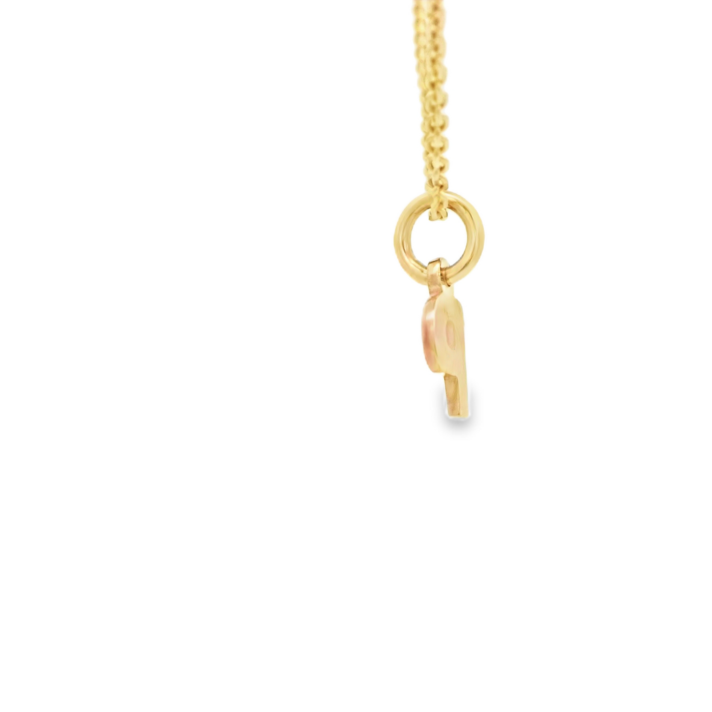 PENDANT 14K LETTER P LTR P TINY