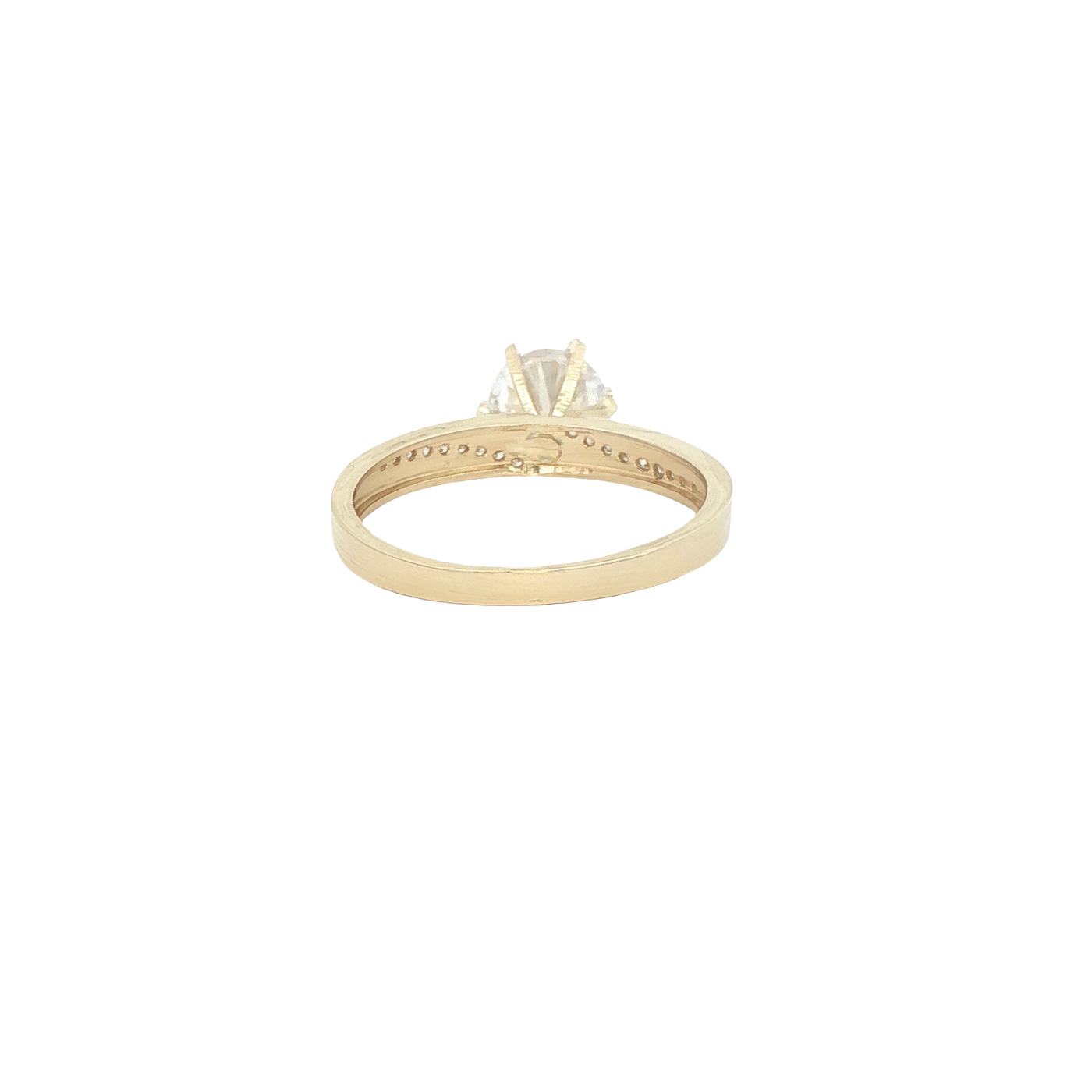 14 KARAT RING SIZE 6.75 WEIGHT: 2.4G : 2.8MM CZ SO