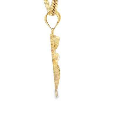 PENDANT 14KP 2.5G ANGEL DC ANGLE FLOATING