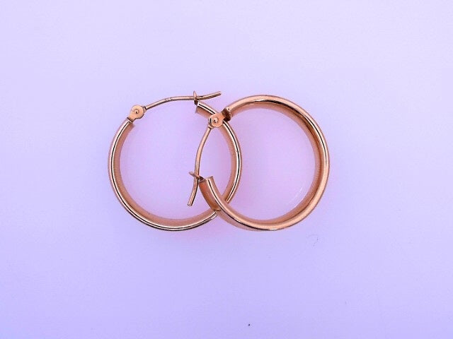 14 KARAT STUD EARRINGS WEIGHT: 1.3 : CZ PINK HEART