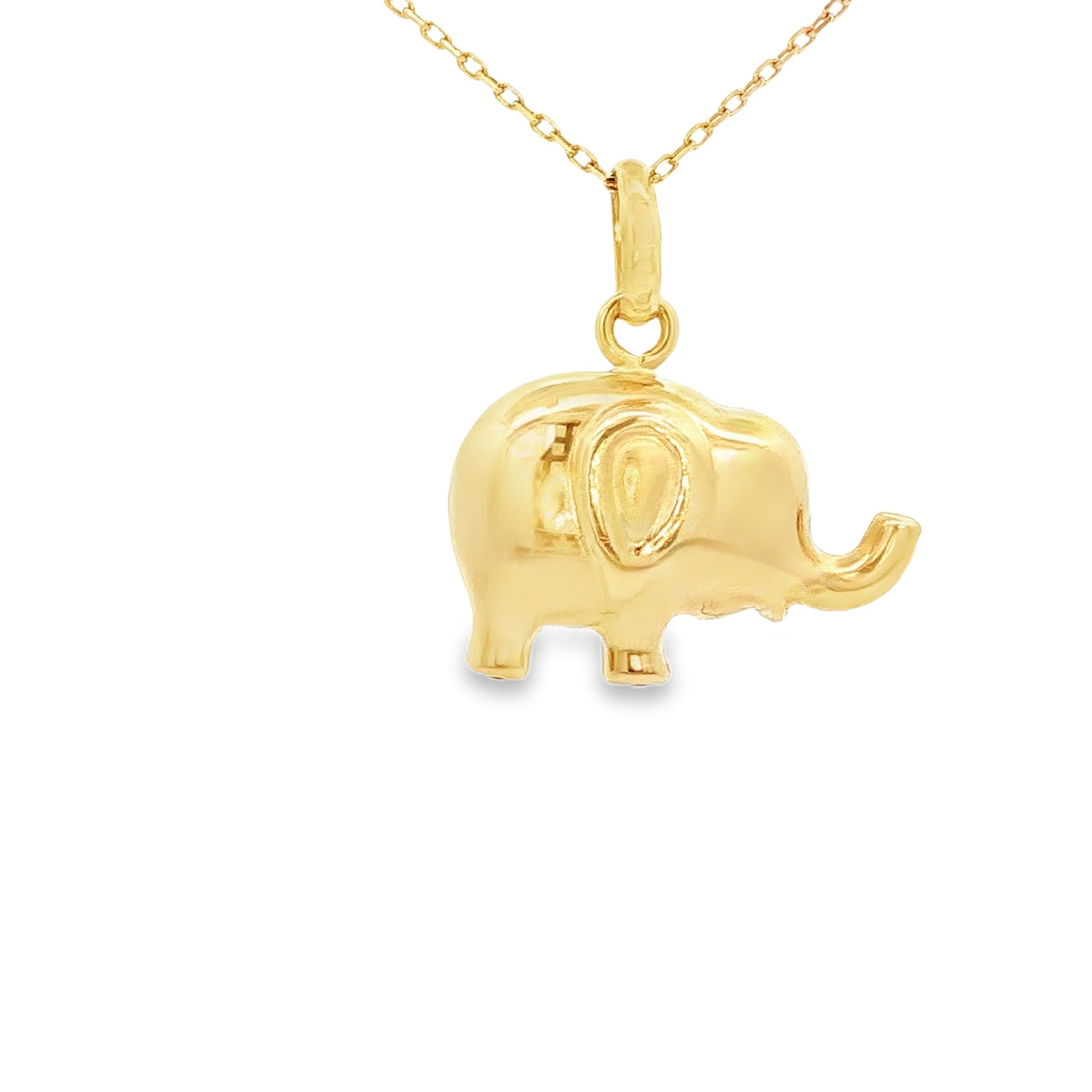 14 KARAT CHARM WEIGHT: 2.1 : ELEPHANT PUFF