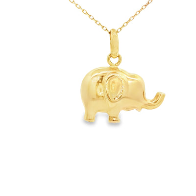 14 KARAT CHARM WEIGHT: 2.1 : ELEPHANT PUFF