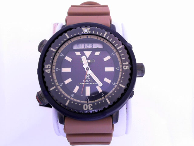 SEIKO SOLAR RUBBER BEIGE SNJ029 PROSPEX