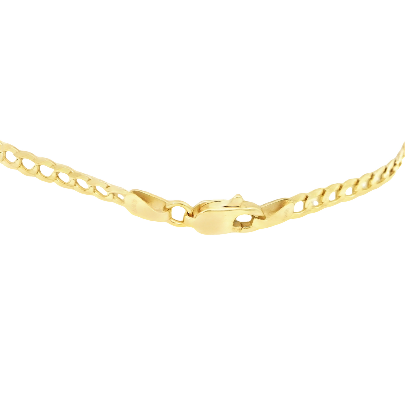 14K Cuban Italian Curb ID Bracelet