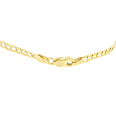 14K Cuban Italian Curb ID Bracelet