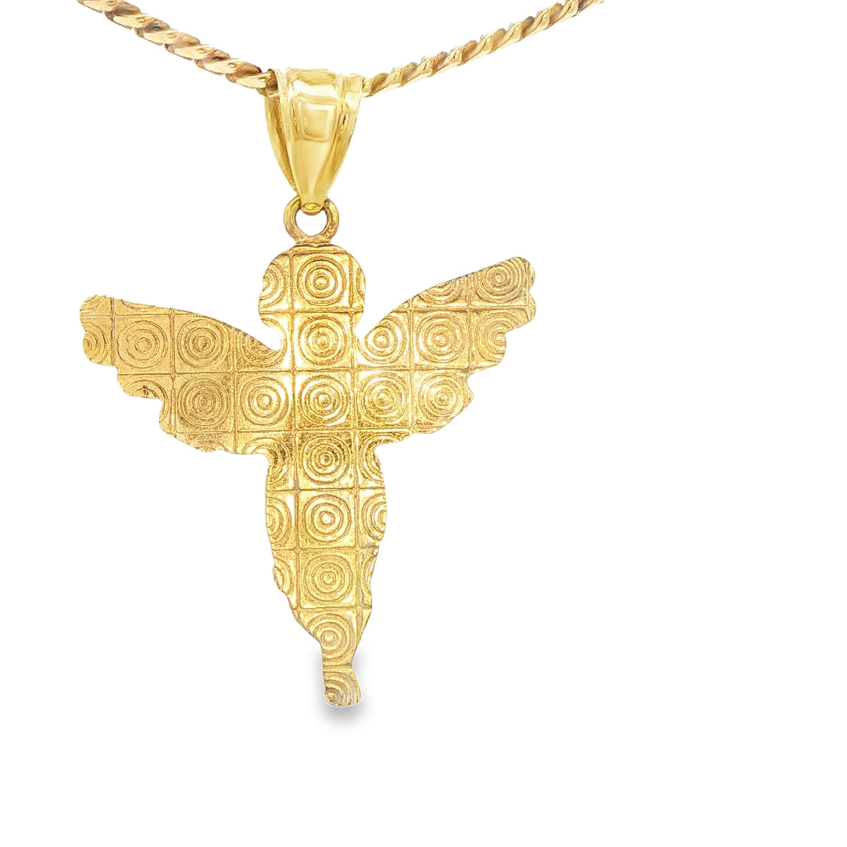PENDANT 14KP 2.5G ANGEL DC ANGLE FLOATING