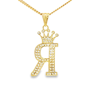14KP R LETTER CZ CROWN R LETTER