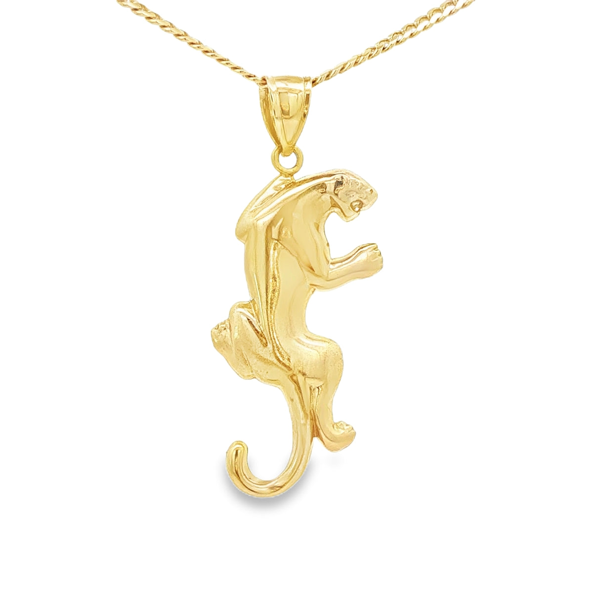 PENDANT 14KP 2.1G PANTHER POLISHED