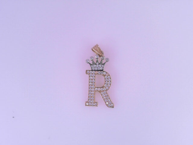 14KP 1.9G R LTR CZ CROWN R LETTER