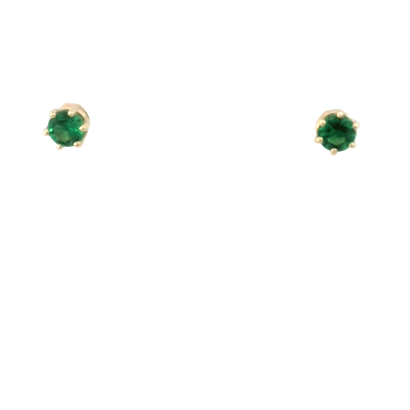 EARRINGS 14 KARAT WEIGHT: 1.0G STUD