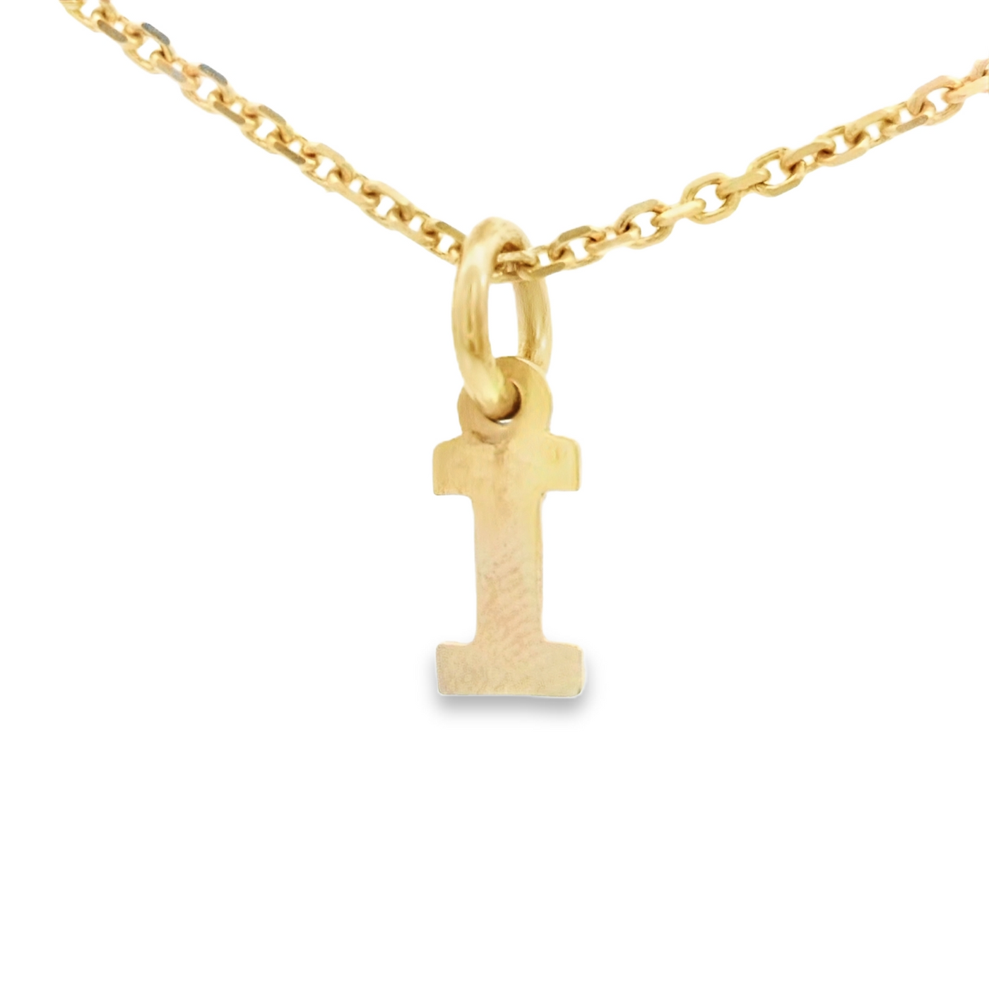 PENDENT14K LETTER ''I''