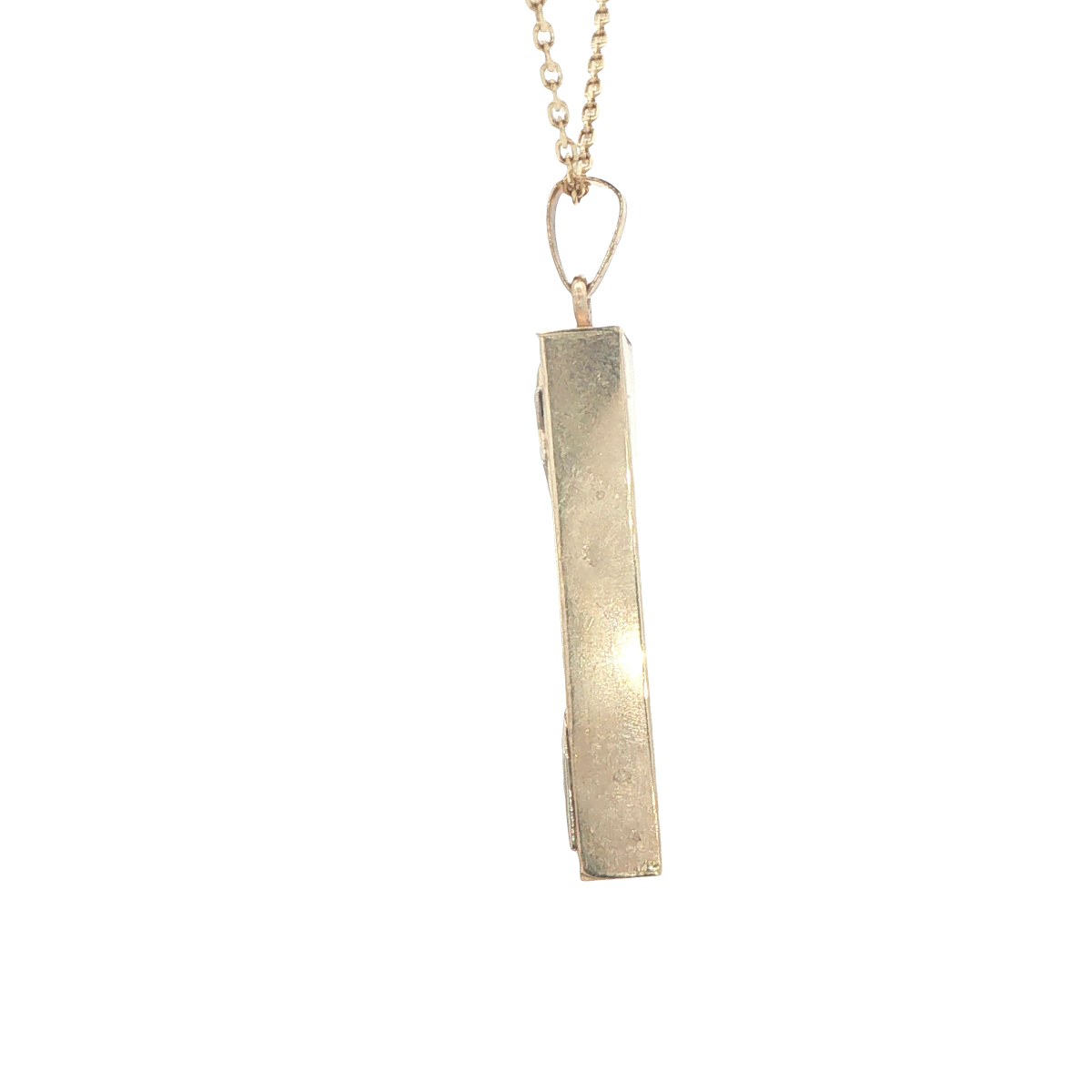 14K MEZUZAH WITH STAR DAVID