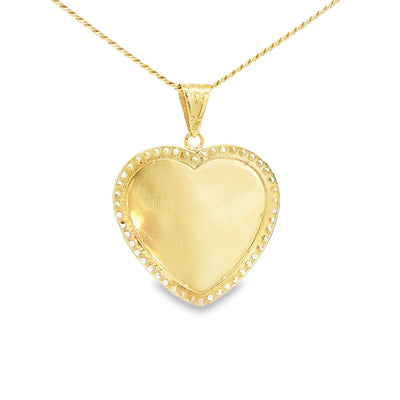 14KP Sangrado Corazon 4.1g Cz Heart