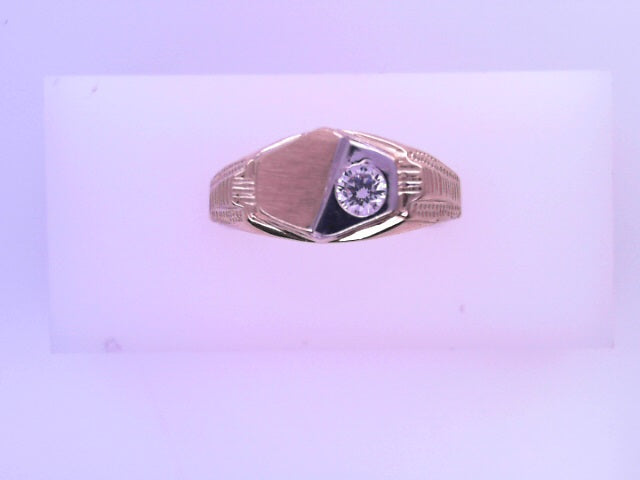 14 KARAT DIAMOND CUT CHARM WEIGHT: 0.9G : DC 2 TON