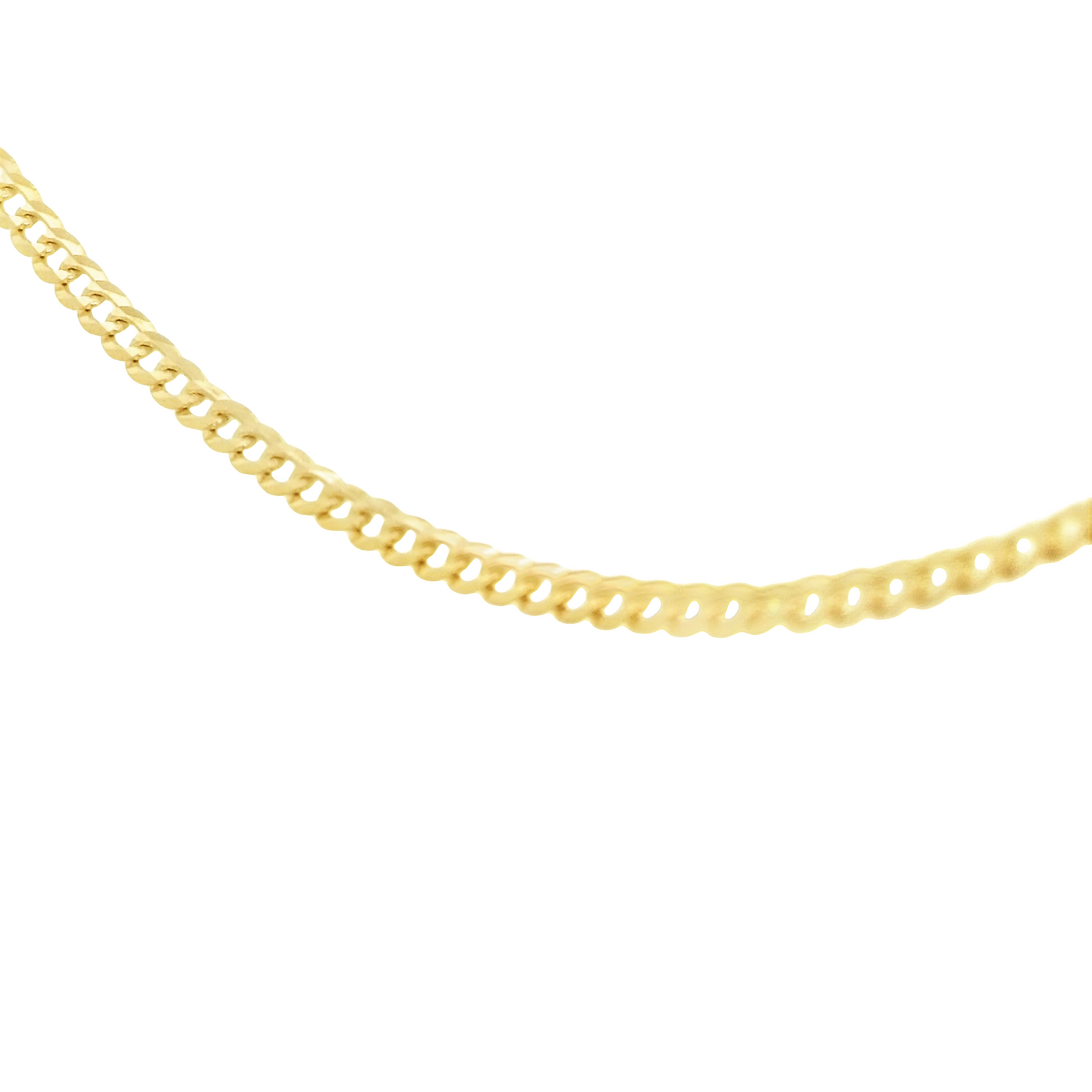 14K Cuban Italian Curb Chain