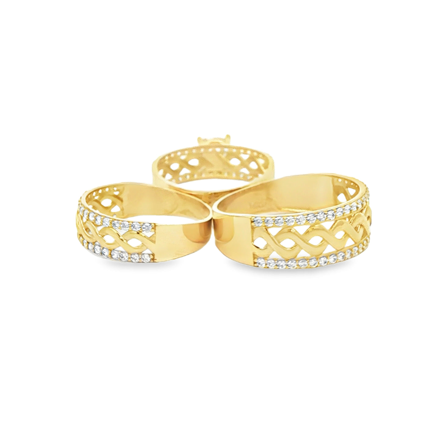 14 KARAT RING SIZE 10.5 WEIGHT: 3.0G : 7.5MM CZ MO