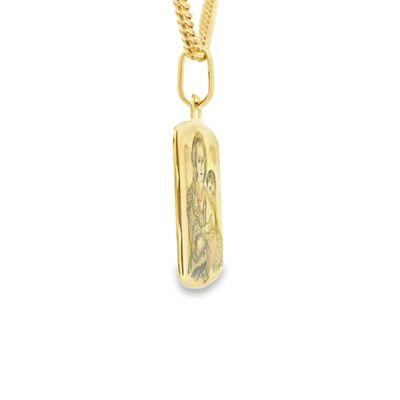 PENDANT 18K 3.0G MARY AND BABY JESUS