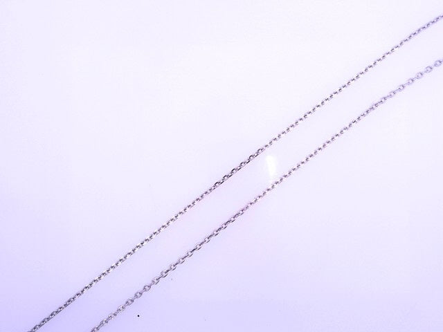 WHITE 14 KARAT CABLE LINK CHAIN LENGTH: 20 WEIGHT: