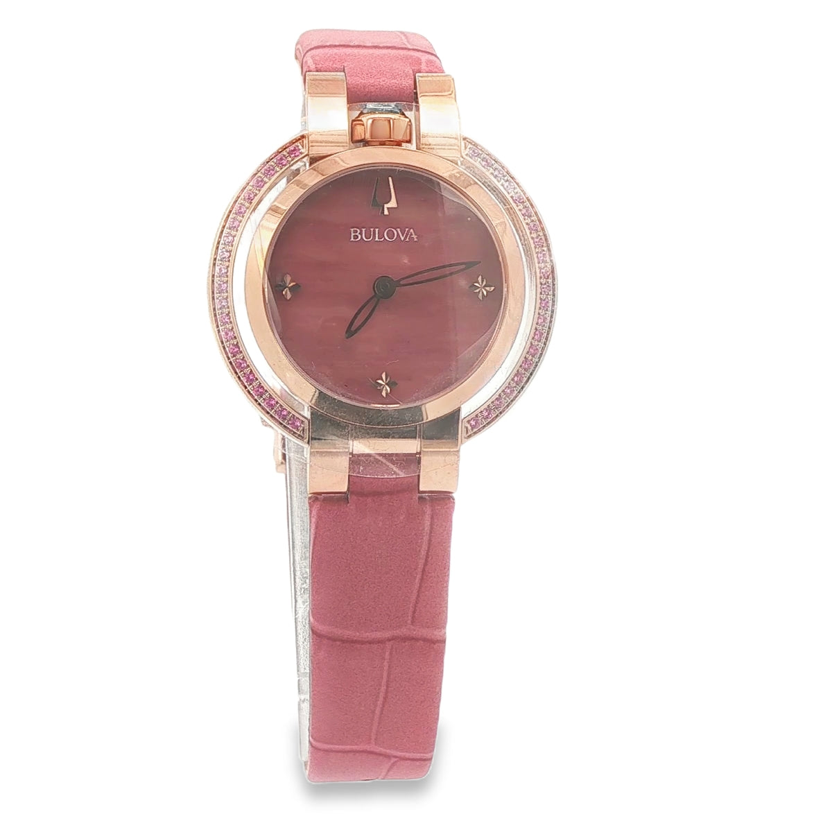 PINK SAPPHIRE BULOVA WATCH