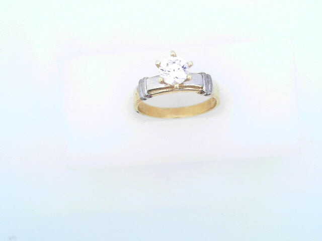 14 KARAT RING SIZE 6.5 WEIGHT: 3.5G
CZ SOLITAIRE