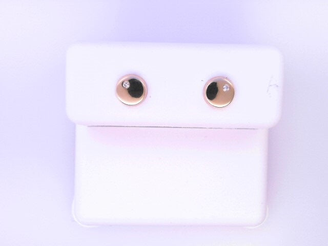 18 KARAT STUD EARRINGS WEIGHT: 0.5G : NATRUAL DIAM
