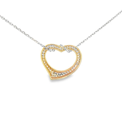PENDANT 14K 2.2G HEART CZ