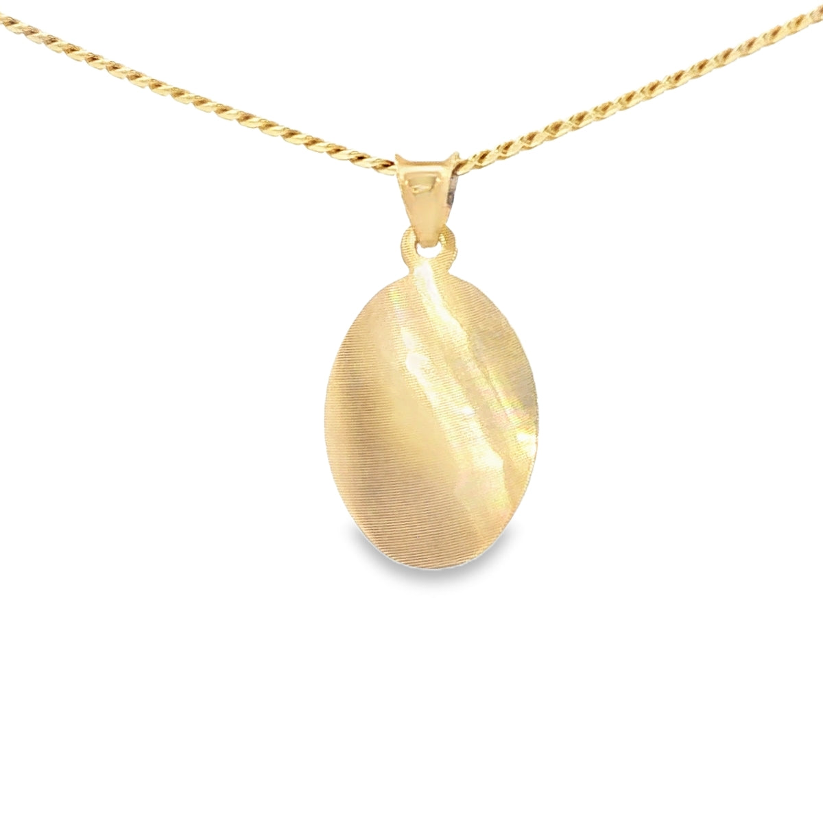 14K   PENDENT  FIRST COMMUNION  GIRL MEDAL