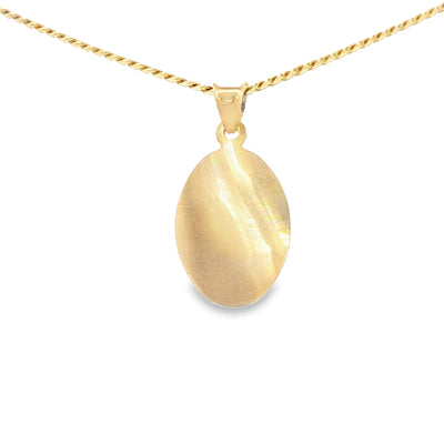 14K   PENDENT  FIRST COMMUNION  GIRL MEDAL