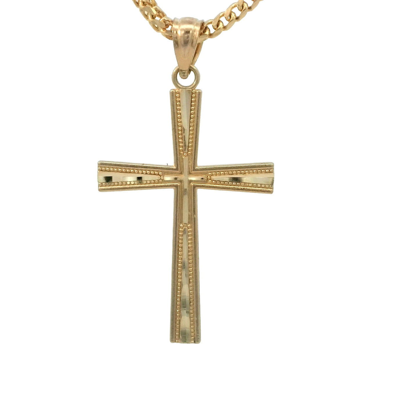 CROSS DC PENDANT 14 KARAT WEIGHT: 1.0G