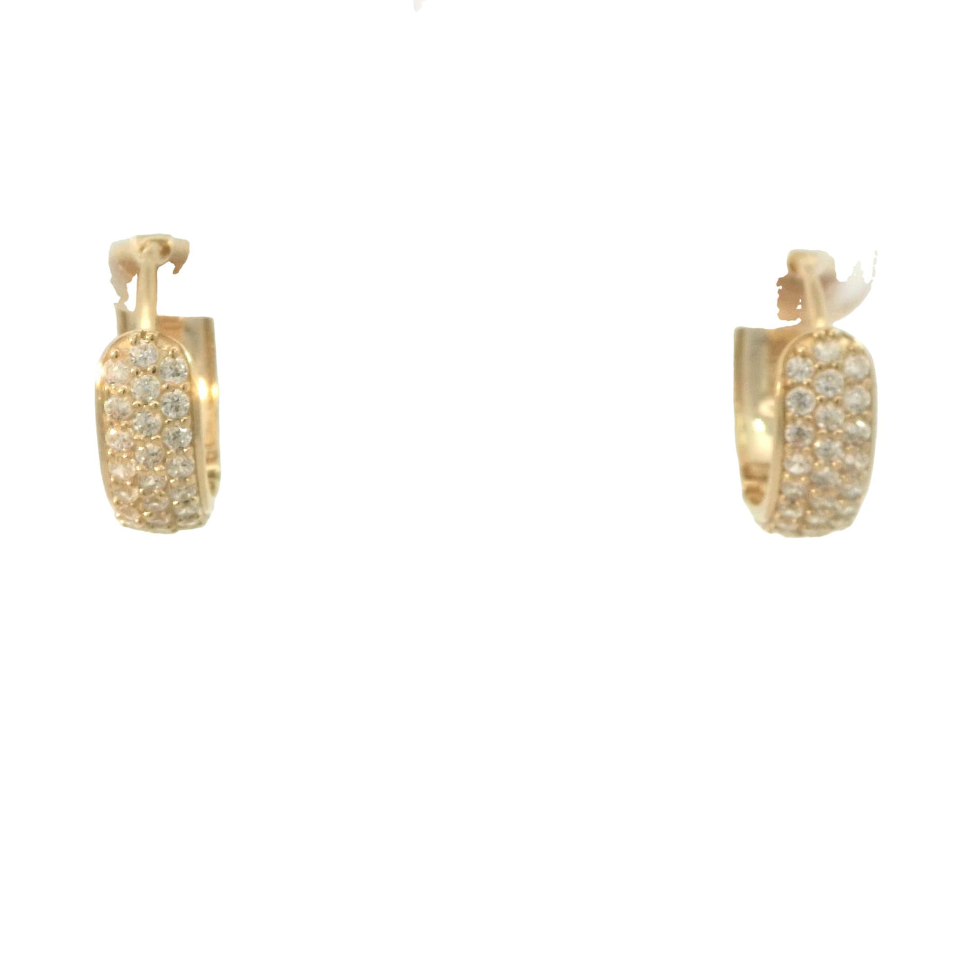 EARRINGS 14 KARAT WEIGHT: 3.7G HUGGIE