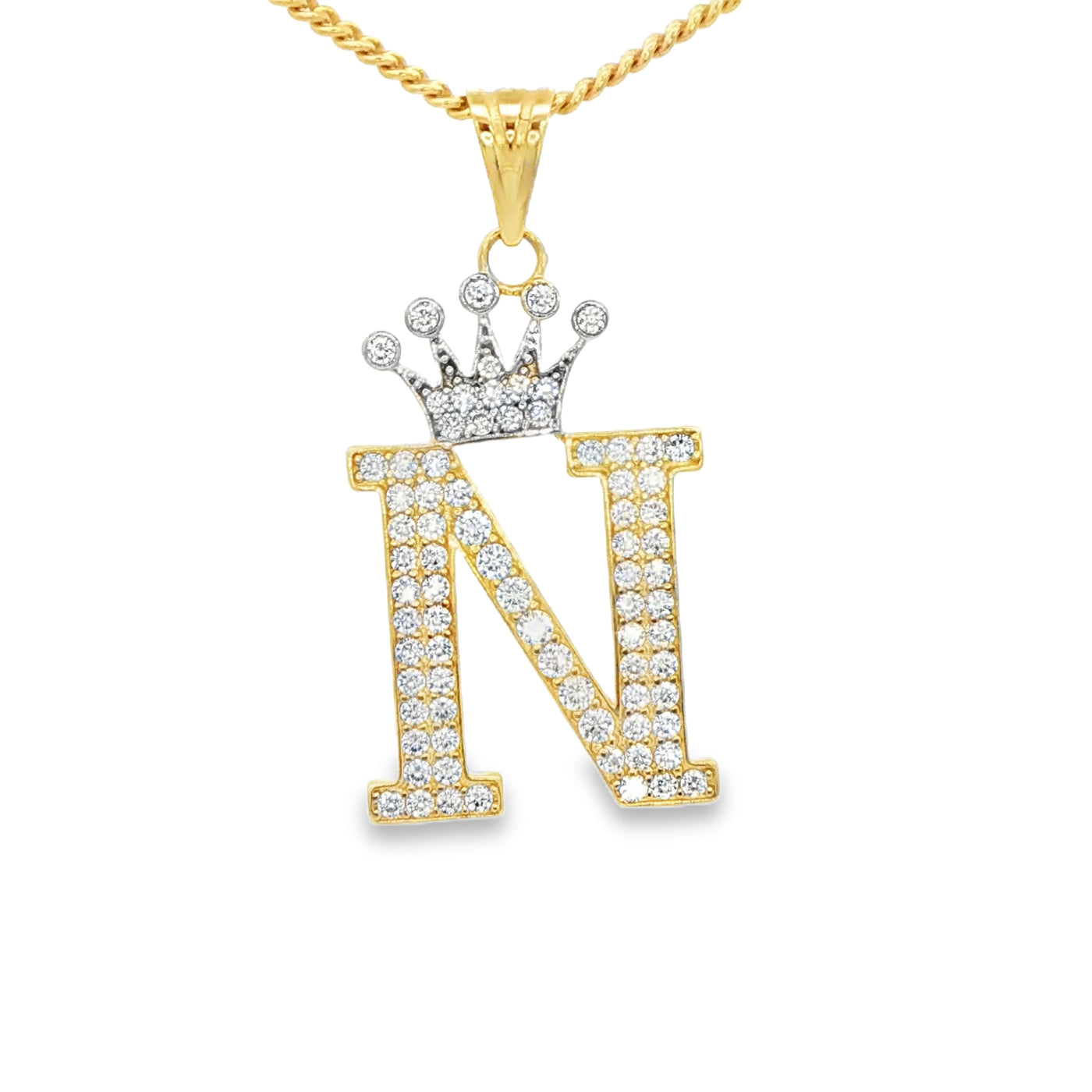 14KP LTR N CZ CROWN INITIAL N